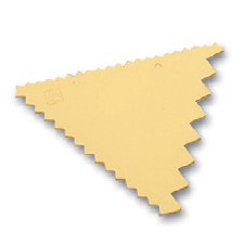 Peigne à Décorer 3 Côtés Polypropylène ~ 9,3 x 8,3 cm