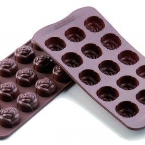 Moules à Chocolat Silicone 15 Roses
