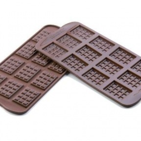 Moule à Chocolat 12 Mini Tablettes Easy Choc - Silicone Spécial Chocolat -  , Achat, Vente