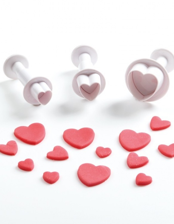 Lot De 3 Emporte-pièces Mannele LoveChef - Inox, 3 Tailles (S, M, L), Pour Pâte à Sucre, Fondants, Cake Design.