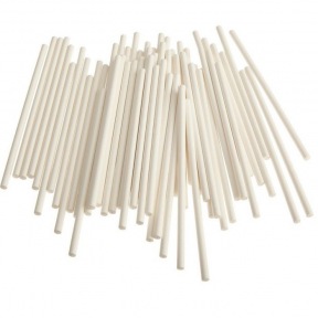 500x Bâtonnets Bois à Pomme d'Amour