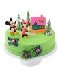 Kit Figurines Mickey Minnie Mouse Maison