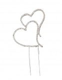 Cake Topper Coeurs Strasses