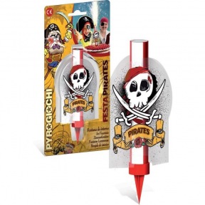 Bougie feu d'artifice pirate