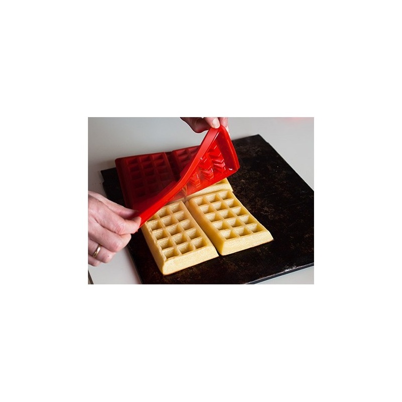 Moule silicone 20 mini gaufres rectangles