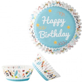Caissettes Cupcakes Happy Birthday