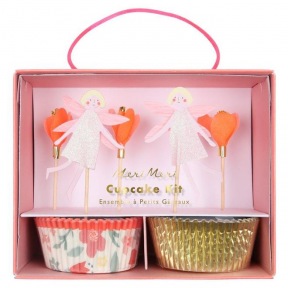 Kit cupcakes Fées et fleurs + toppers