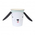 Gobelets carton Chien