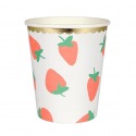 Gobelets carton Fraise