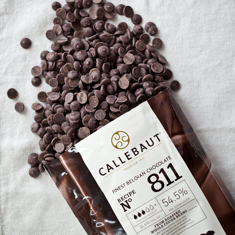 Callets chocolat noir Callebaut, chocolat de qualité professionnelle