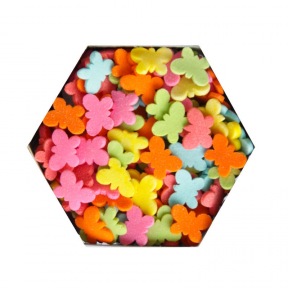 Confetti de Papillons Colorés