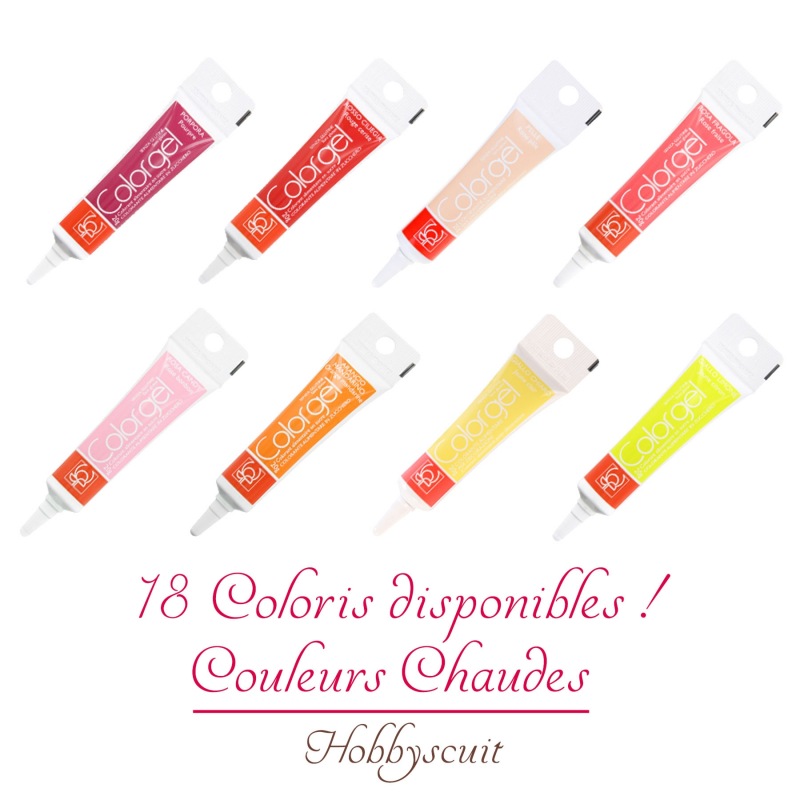 Colorant alimentaire gel rouge 20 gr - Modecor