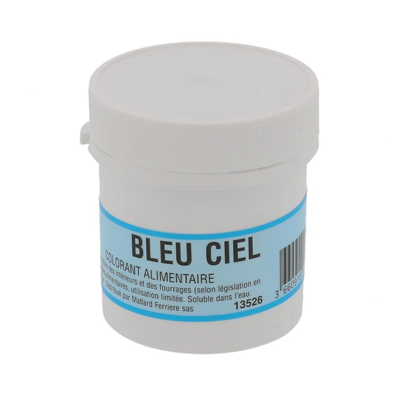 Colorant Alimentaire Liquide Bleu ciel - Mallard Ferriere