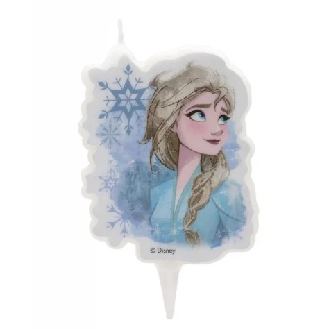 Bougie Reine des Neige Elsa