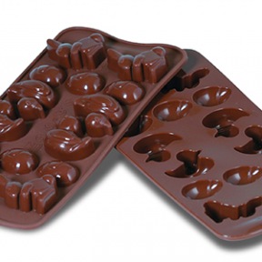 Moules à Chocolat Silicone Sujets de Pâques