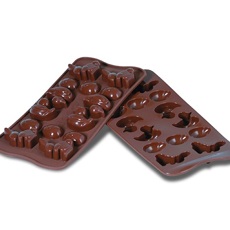 Moules à Chocolat Silicone Sujets de Pâques