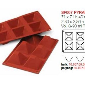 Moule en Silicone Silikomart Pyramides