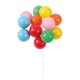 Ballons multicolores en plastique
