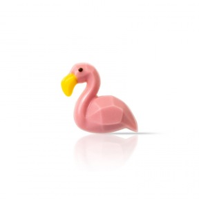 Flamant rose en chocolat