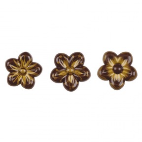 Fleurs en chocolat