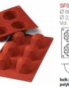 moule 6 diamants silikomart