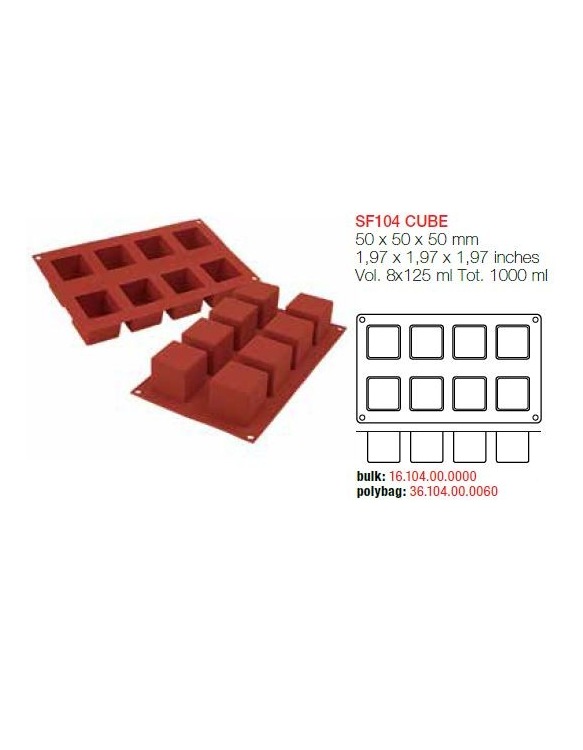 Moule Silicone Cubes