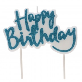 Bougie Anniversaire " Happy Birthday"
