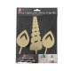 Cake Topper Licorne Or