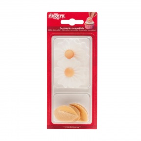 Fleur blanche/or en azyme