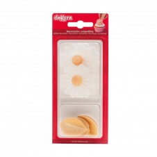 Fleur blanche/or en azyme