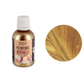 Peintures alimentaires métalliques