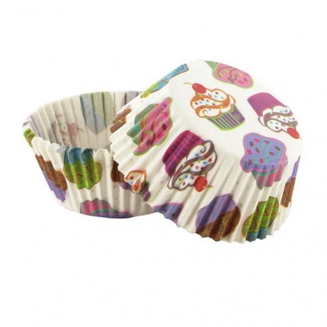 Caissettes Cupcakes "cupcakes" colorés