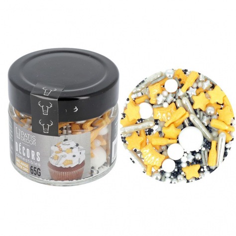 Cake décor - Mélange festif chic sucre