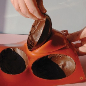 Moule en Silicone Demi-Oeufs