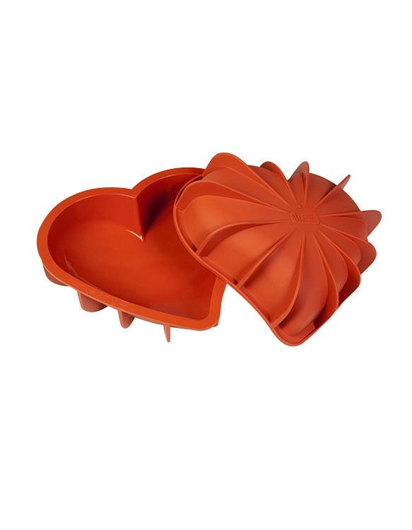 Moule silicone coeur arrondi, moule coeur silikomart, large choix